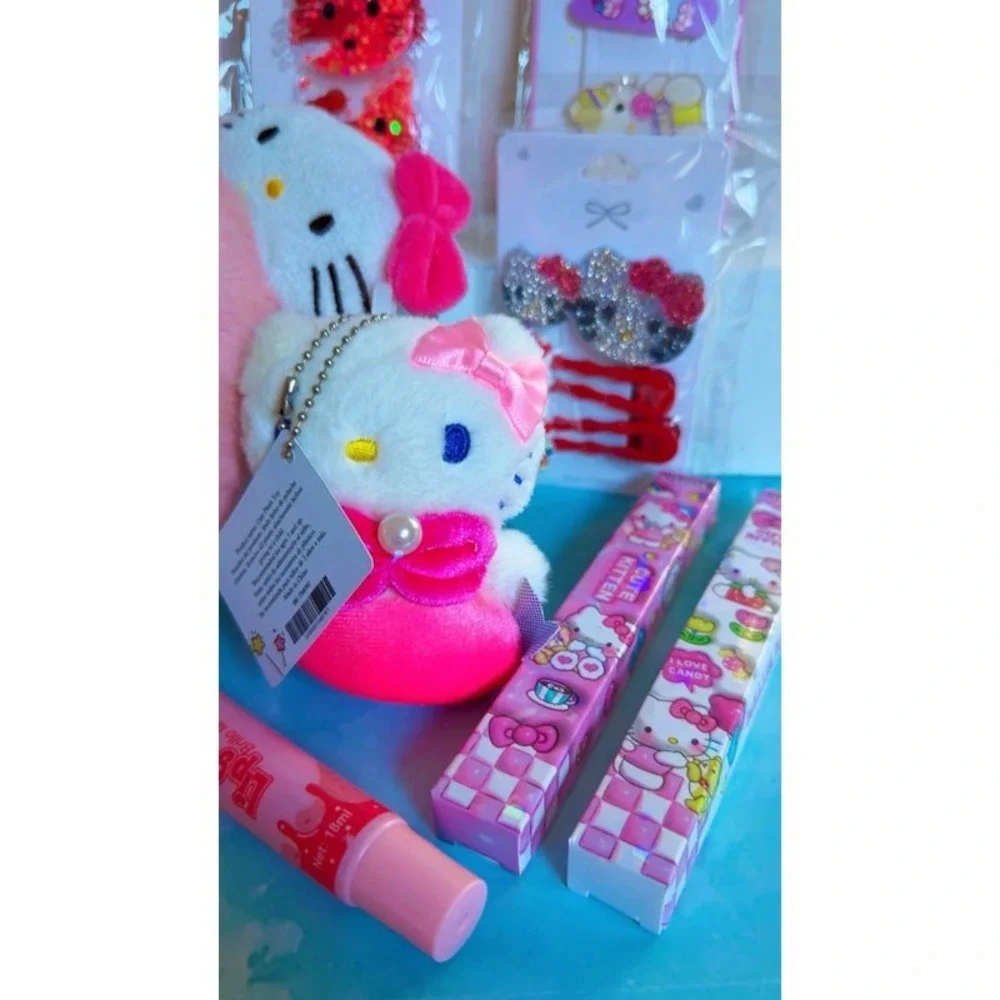 HUGE HELLO KITTY HAIR ACCESSORIES‎ CLIPS HEADBAND BUNDLE NEW